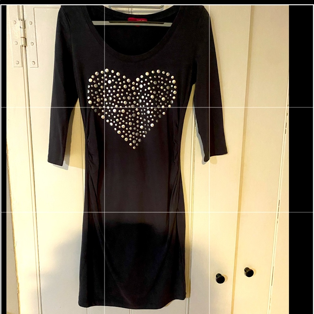 Gray fitted dress